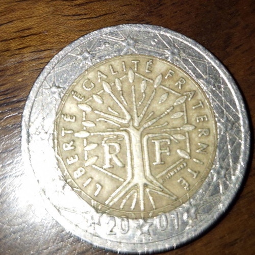 2 Euro Coin Tree of Life collectible, like new
