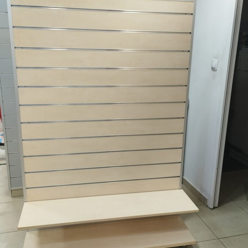Gondola with wheels like new, 120x165 cm, aluminum guides, 2 shelves