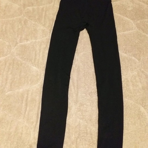 Leggings with front zippers like new, size S
