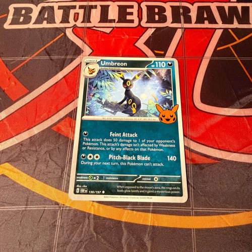 Pokemon Umbreon Trick or Trade 2024 130/197 like new