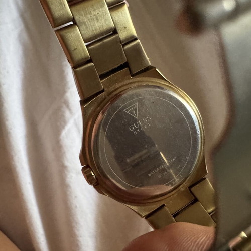 Guess gold-plated stainless steel women's watch