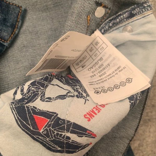 Jean shorts Bonobo used, size XS, blue