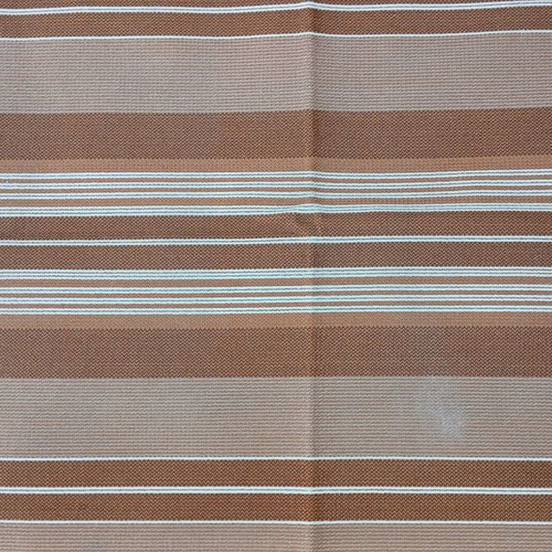 Brown striped runner rug like new, 2m x 0.67m