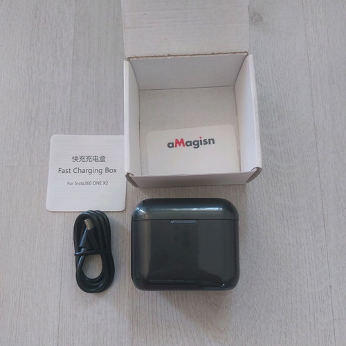 aMagisn charging case for Insta360 ONE X2 new, fast charging with 2 slots