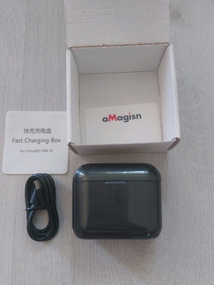 aMagisn charging case for Insta360 ONE X2 new, fast charging with 2 slots