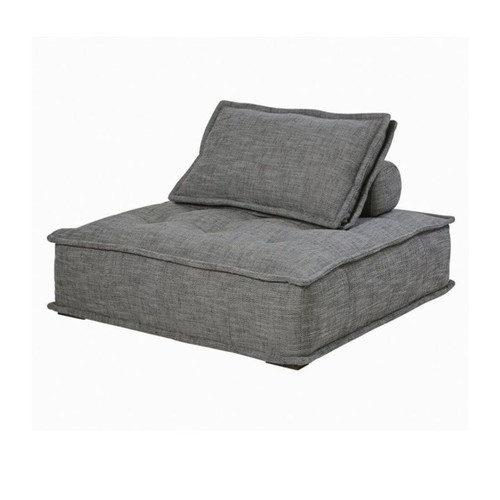Classic Home Element Square Lounge Chair gray new