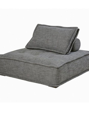 Πολύθρονα lounge Classic Home Element Square Lounge Chair γκρι καινούργιο