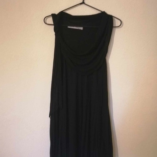 Black short balloon dress used, size S
