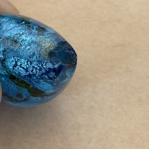 Pack of glass and ceramic beads, various sizes and shapes
