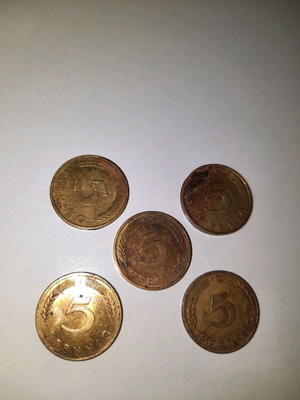 Κέρματα Pfennig μεταχειρισμένα, Bank Deutscher Länder 1949-1983
