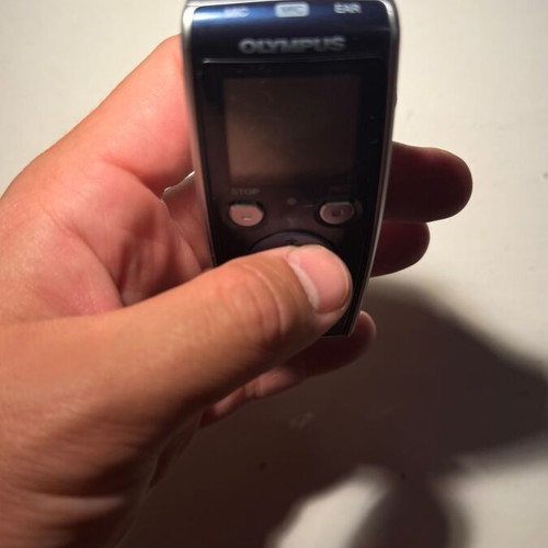 Olympus VN-3100PC digital voice recorder used