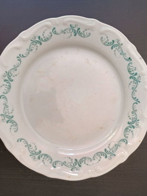 Kitchen plate used, shallow, 1 piece