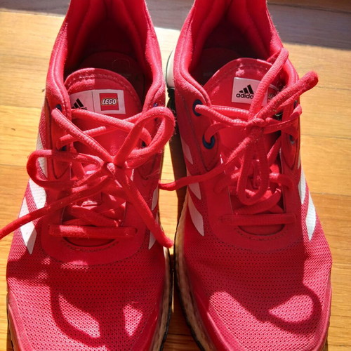 Adidas Lego unisex athletic shoes like new, red size 39