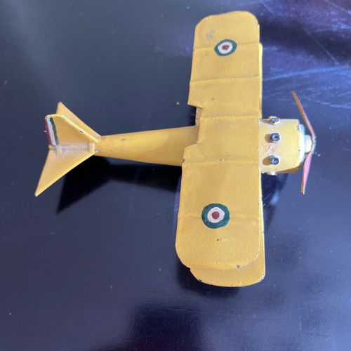Vintage tin airplane like new for modeling