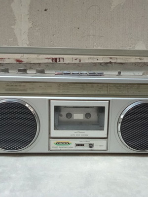Ραδιοκασετόφωνο Boombox Crown CSC 925 F vintage μεταχειρισμένο, συλλεκτικό 1980