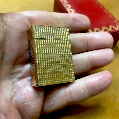 Dupont N7 gold lighter used, vintage
