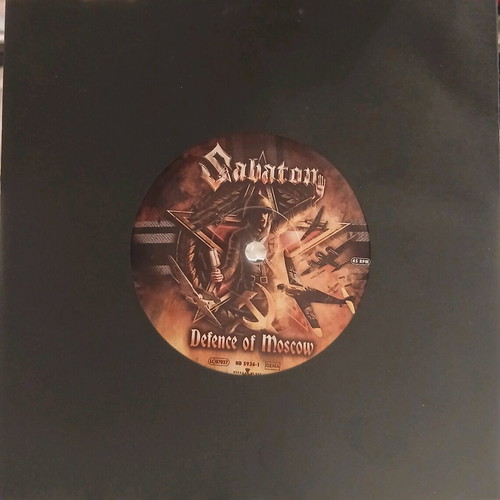 Sabaton Defence Of Moscow vinyl single 7" 45 RPM red limited edition like new