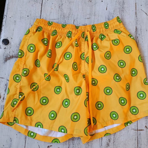 The Bostonians swimwear for teen small new, yellow with kiwi