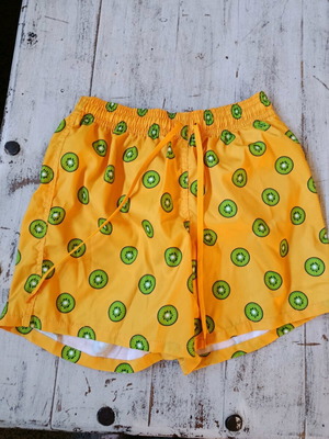 The Bostonians swimwear for teen small new, yellow with kiwi