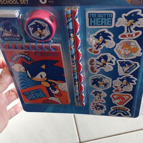 Sonic the Hedgehog school set new, 6 pieces