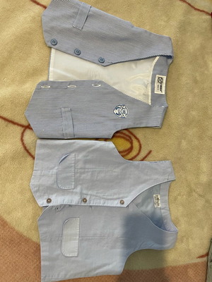 Children's vests for boys 2-3 years like new, pack of 2