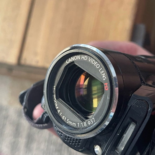 Canon VIXIA HF M31 video camera used with 32GB memory and 15x zoom