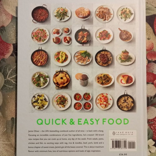 Jamie Oliver Γρήγορο κι εύκολο φαγητό με 5 συστατικά Καινούργιο