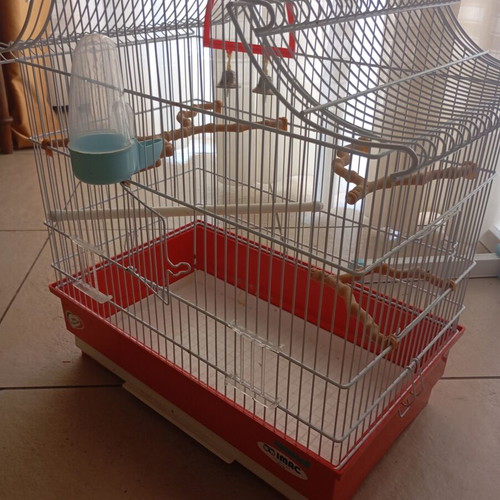 Birdcage with accessories