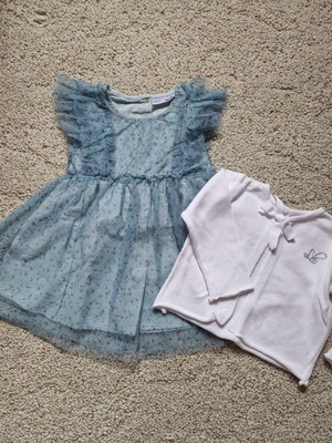 Set dress and jacket 92cm new, Ergee dress and Lapin House jacket