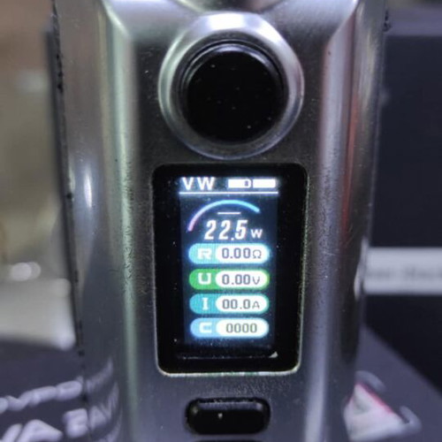 Riva 200 Box Mod by DOVPO used, silver black