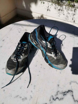 Mizuno Wave αθλητικά παπούτσια μεταχειρισμένα, μέγεθος 46, γκρι