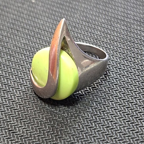 Silver ring with 925 stamp, new, adjustable
