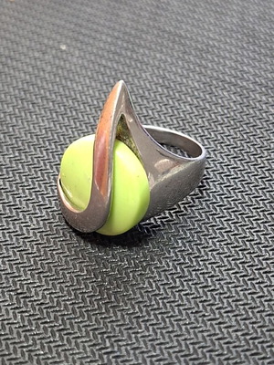 Silver ring with 925 stamp, new, adjustable