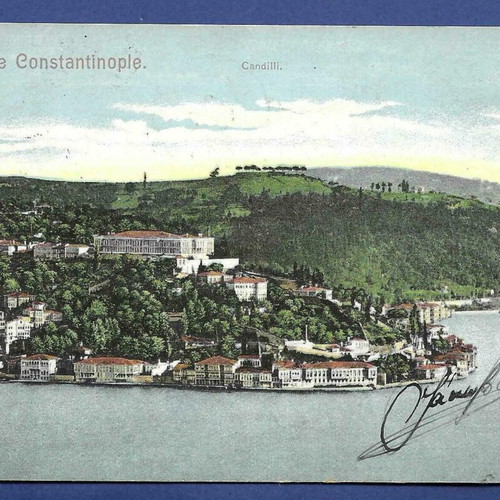 Constantinople Candilli postcard used