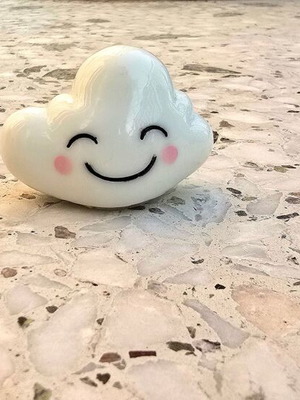 Happy cloud pill box, small cute container