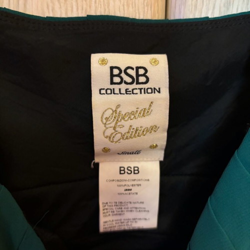BSB dress used, emerald, special edition, size S