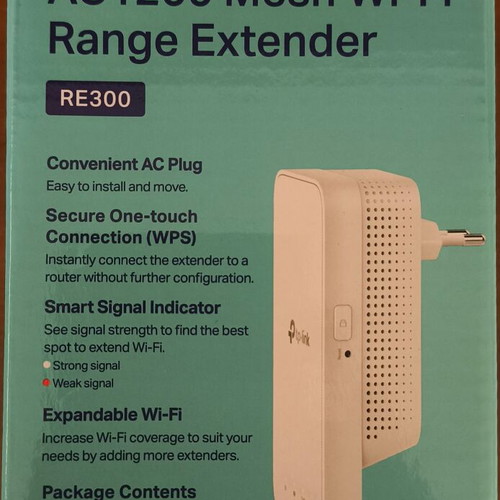 TP-LINK RE300 v1 Mesh WiFi Extender Dual Band used