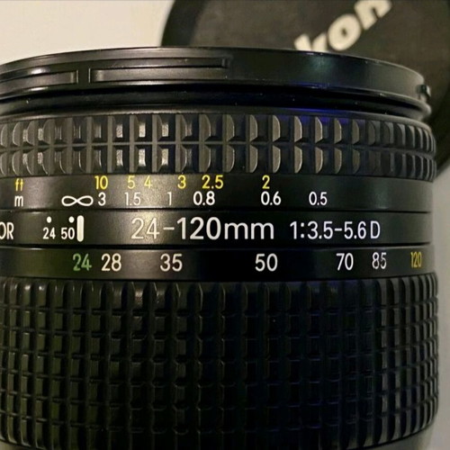 Nikon AF Nikkor 24–120mm f/3.5–5.6 D used lens for Full Frame