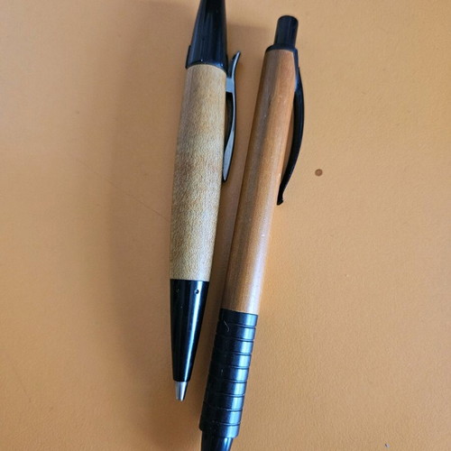 Faber Castell mechanical pencil and pen made of wood like new
