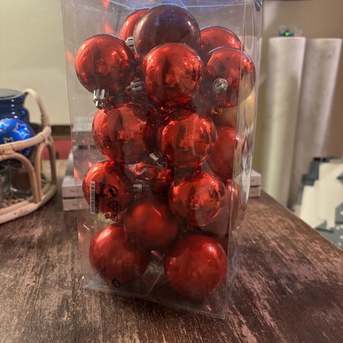 Christmas balls two packs like new