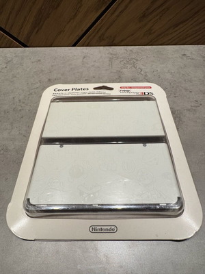 Nintendo 3DS Kisekae Cover Plates No. 023 με ανάγλυφο Mario λευκό νέο, σφραγισμένο