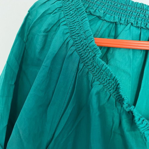 Julia Bergovich blouse airy summer like new, green turquoise size S