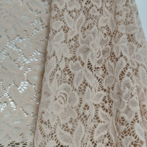 Blouse and bolero lace set, salmon color