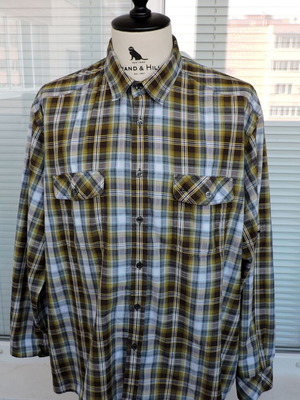 Schoffel Men's Plaid Hiking Shirt Long Sleeve Size XXL Like New