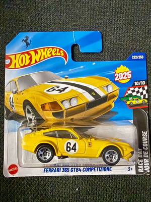 Hot Wheels Ferrari 365 GTB4 Competizione 2025 new yellow sealed