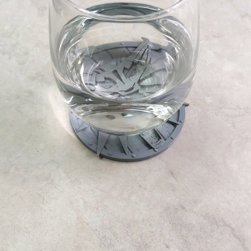 Witcher coasters 3d printed new, set of 4 pieces