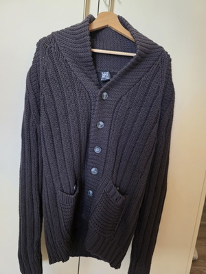 Kode Cardigan Chunky Knit XXL like new, eggplant color