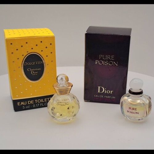 Dior Dolce Vita και Poison Pour Femme vintage μινιατούρες καινούργιες σετ
