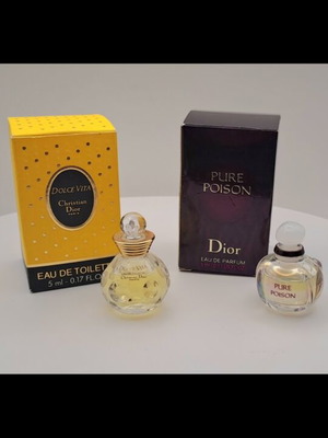 Dior Dolce Vita και Poison Pour Femme vintage μινιατούρες καινούργιες σετ