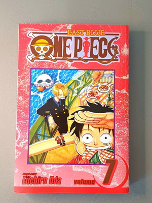Manga One Piece τόμος 7 σαν καινούργιο, στα αγγλικά